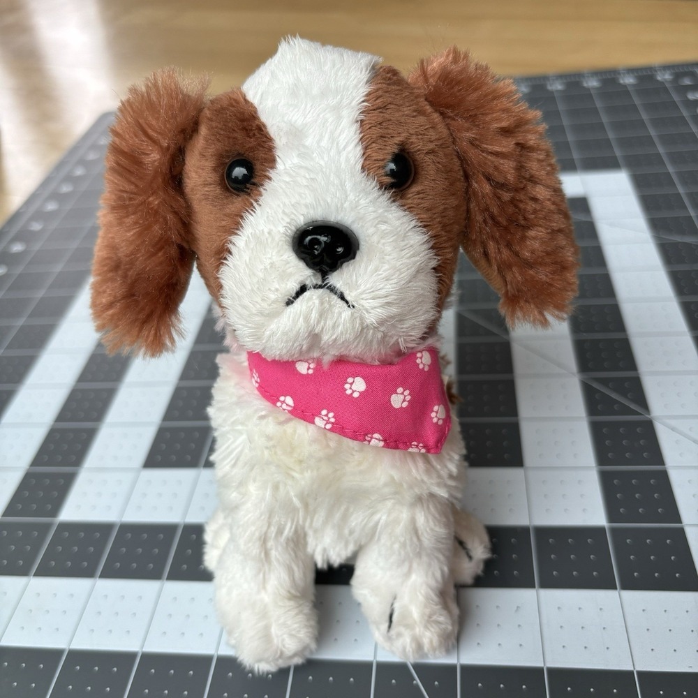 2008 Nintendogs Plush Dog Cavalier King Charles Spaniel Y2K Retro Stuffed Animal